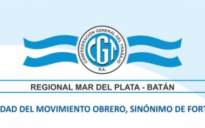 Exitoso plenario de la CGT Mar del Plata