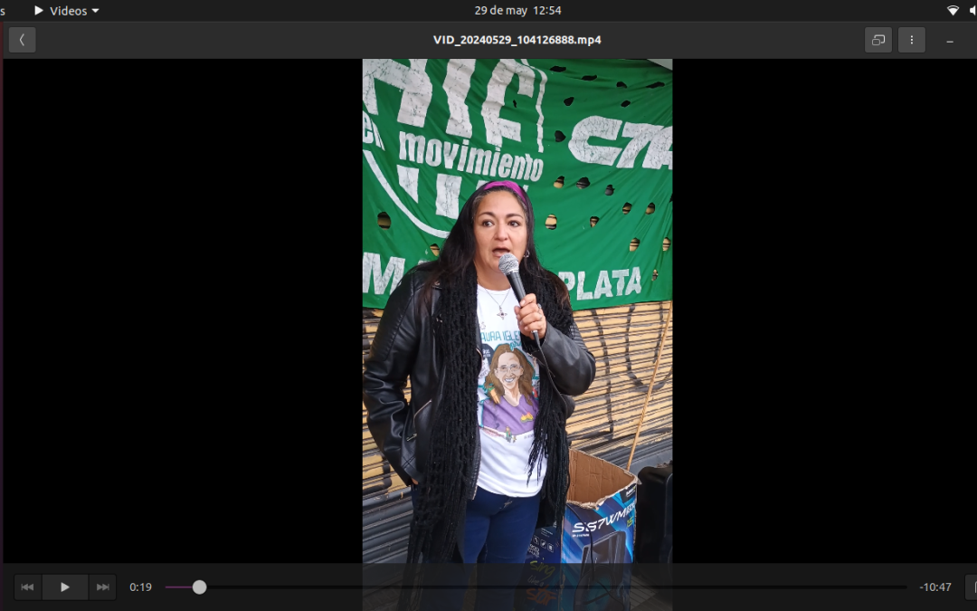 María Eva Cuevas: «El caso de Laura es un ícono de la precarización laboral en todos los sectores del Estado»