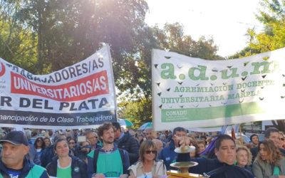 APU y ADUM inician doble jornada de lucha: «No hubo diálogo ni ofrecimiento al pedido de recomposición salarial».