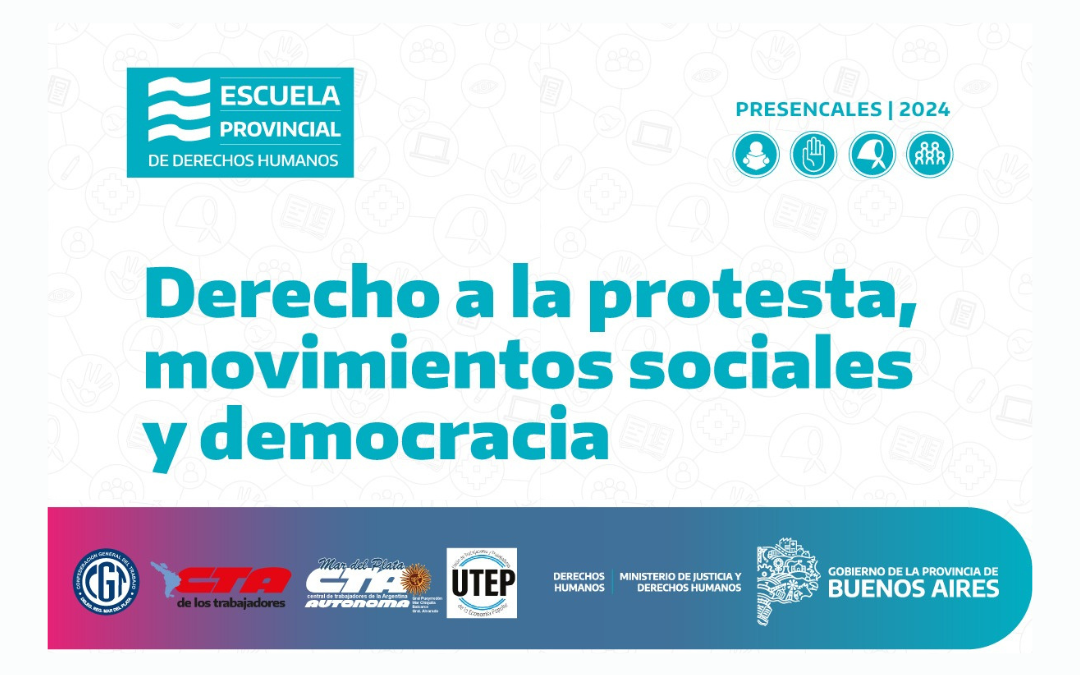La Escuela Provincial de Derechos Humanos inicia un curso presencial junto a las Centrales de Trabajadores