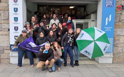 Jornada de lucha de APU y ADUM: «Tenemos que seguir con la pelea porque los sueldos están lejos de mejorar»