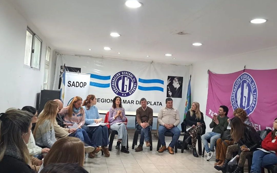 SADOP Mar del Plata realizó una reunión de Delegados y Delegadas junto a autoridades provinciales