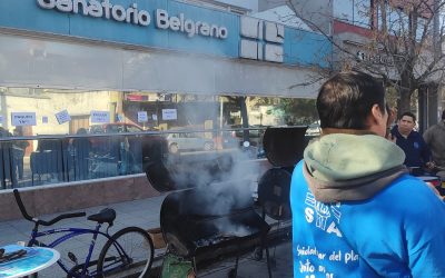 Tras las medidas de fuerza y manifestación, ATSA logró el pago de aguinaldos en el Sanatorio Belgrano