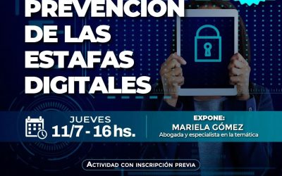 La Asociación Judicial Bonaerense realizará una capacitación virtual sobre «prevención de las estafas digitales»