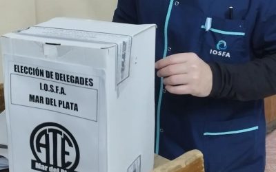 ATE Mar del Plata celebró la elección de delegados en IOSFA