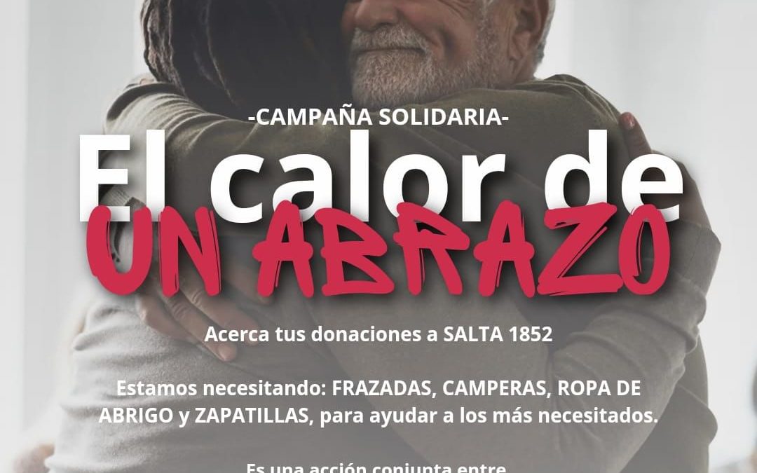 El Sindicato de Empleados de Comercio lanzó su campaña solidaria «Un calor de abrazo»