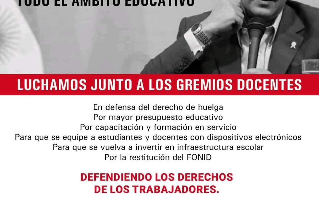 FATIDA adhirió a la declaración de Alejandro Finocchiaro como «persona no grata de la educación»