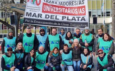 Con gran adhesión comenzó el paro por 48 horas del Personal Universitario en la UNMdP