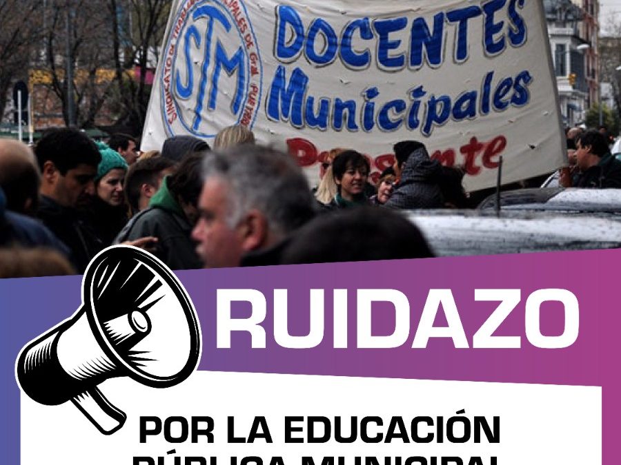El Sindicato de Municipales realizará un «ruidazo por la educación pública municipal»