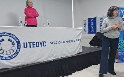 UTEDYC realizó una capacitación sobre la Ley Bases junto a la Jueza Eleonora Slavin