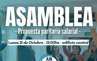 La Asociación Judicial Bonaerense departamental Mar del Plata analizará en Asamblea la propuesta de paritaria salarial