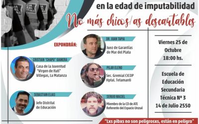 CTA Autónoma convoca al Conversatorio «No a la baja en la edad de imputabilidad: No más chicos y chicas descartables»