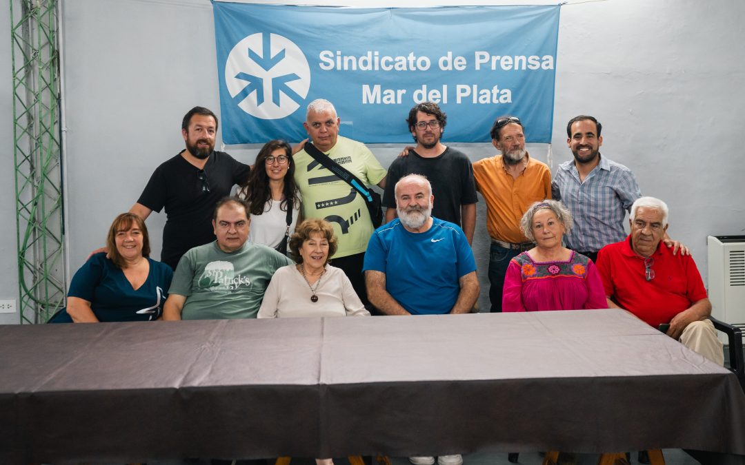 Asumió la nueva Comisión Directiva del Sindicato de Prensa de Mar del Plata con Elena Arena como Secretaria General reelecta