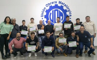 La UOM Mar del Plata entregó Diplomas del Curso de Soldadura junto a la empresa Qm y el Centro de Formación Profesional de SMATA