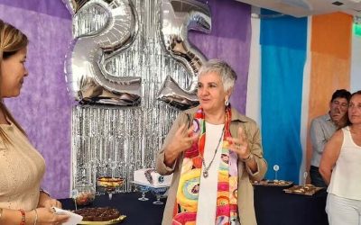 Con la presencia de Luz Marina Jaureguiberry y Adriana Donzelli, la Mutual de Docentes Privados Bonaerenses celebró su 25º aniversario