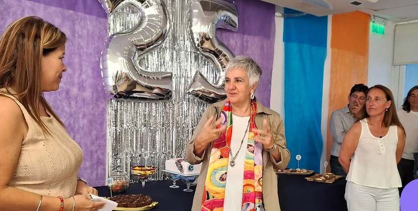 Con la presencia de Luz Marina Jaureguiberry y Adriana Donzelli, la Mutual de Docentes Privados Bonaerenses celebró su 25º aniversario