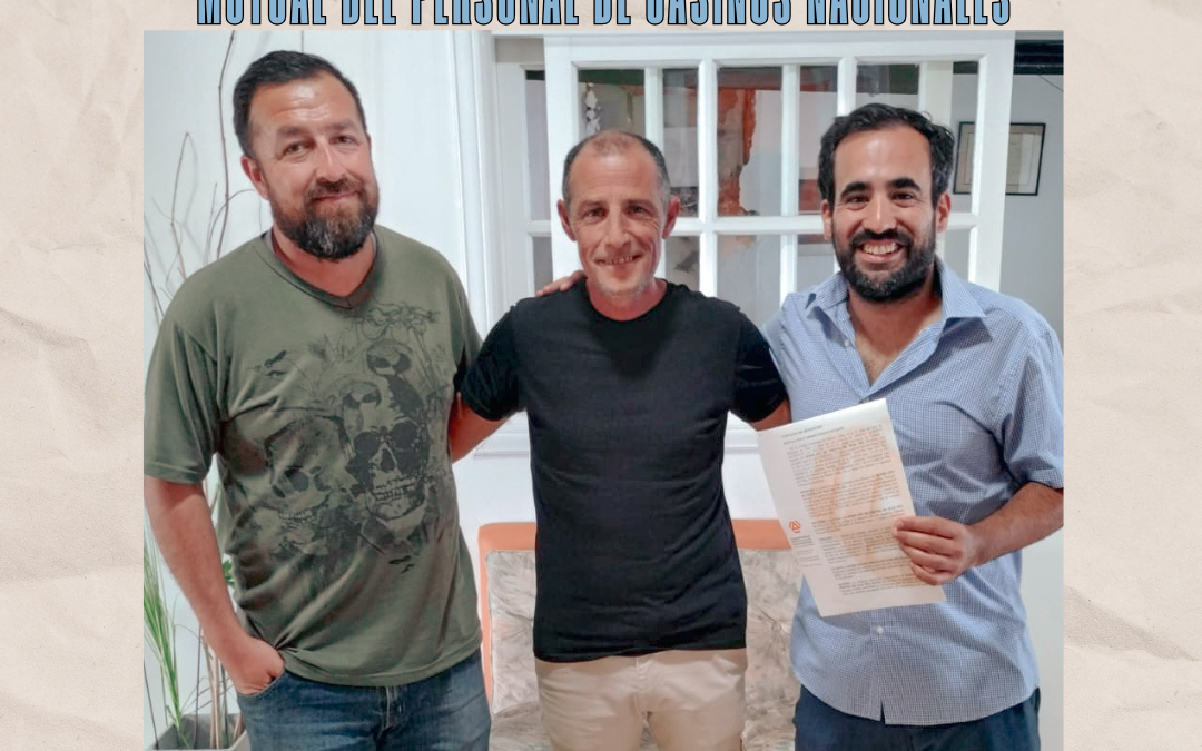 El Sindicato de Prensa y la Mutual del Personal de Casinos Nacionales firmaron un «Convenio de beneficios para afiliados»