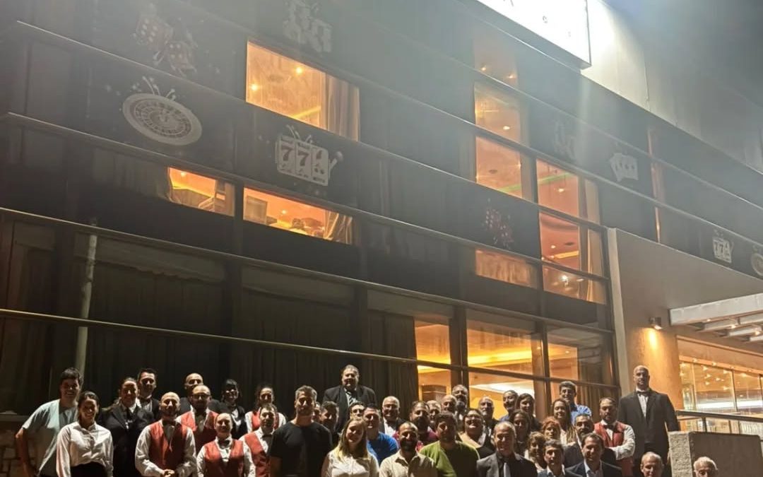AMS Casinos estuvo presente en la reapertura del Casino del Hotel Sasso: «Es una gran noticia para las y los trabajadores»