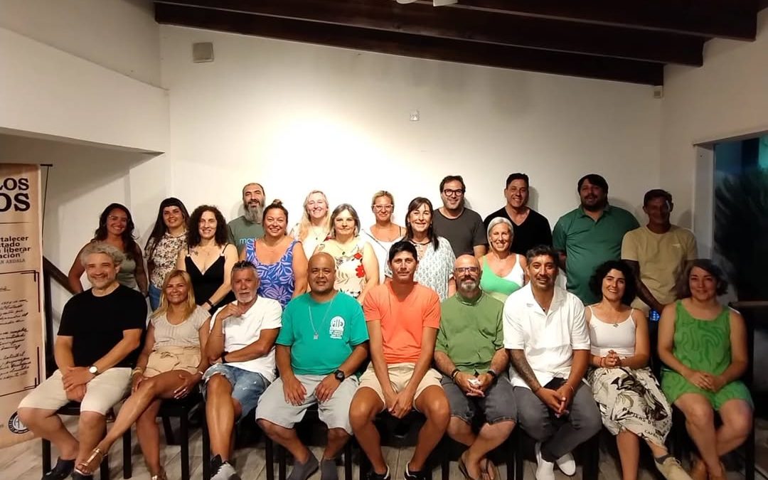 En el 100º aniversario de la fundación de ATE, la Comisión Directiva de la Seccional Mar del Plata realizó un brindis