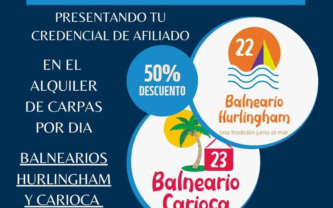 UPCN Provincia de Buenos Aires anunció beneficios en balnearios de Mar del Plata para sus afiliados y afiliadas