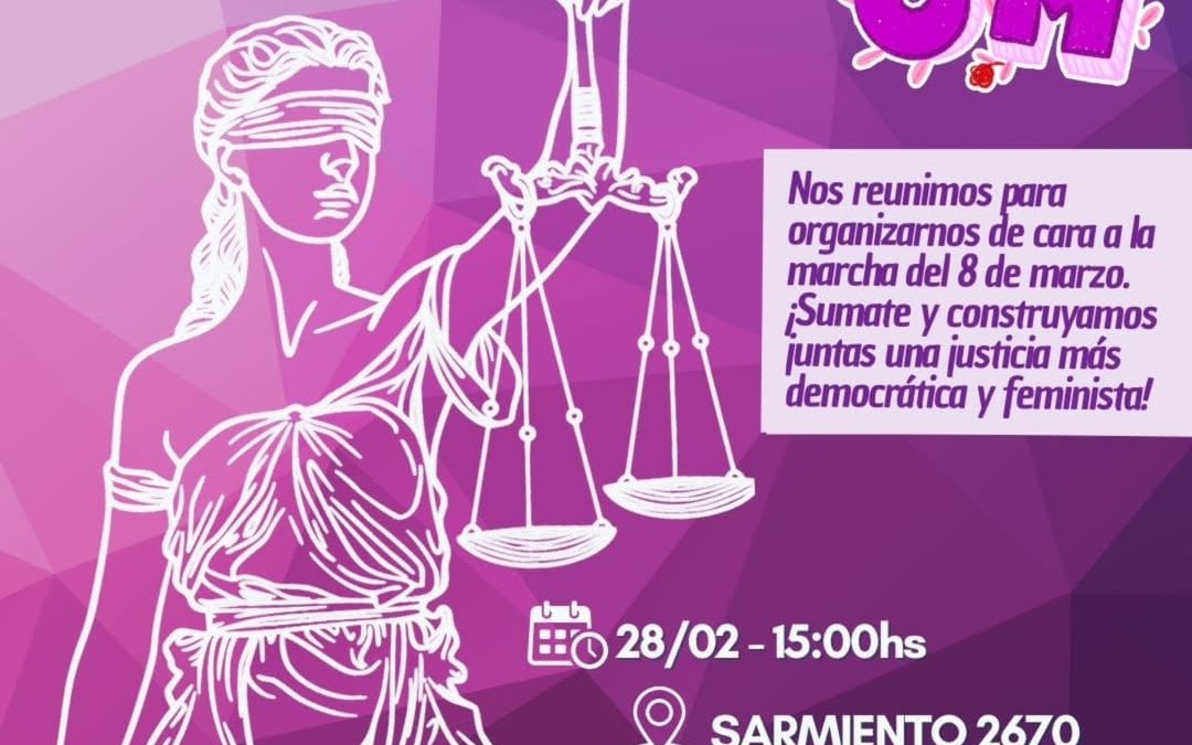 La Asociación Judicial Bonaerense realizará un encuentro de «Trabajadoras judiciales hacia el 8M» en Mar del Plata