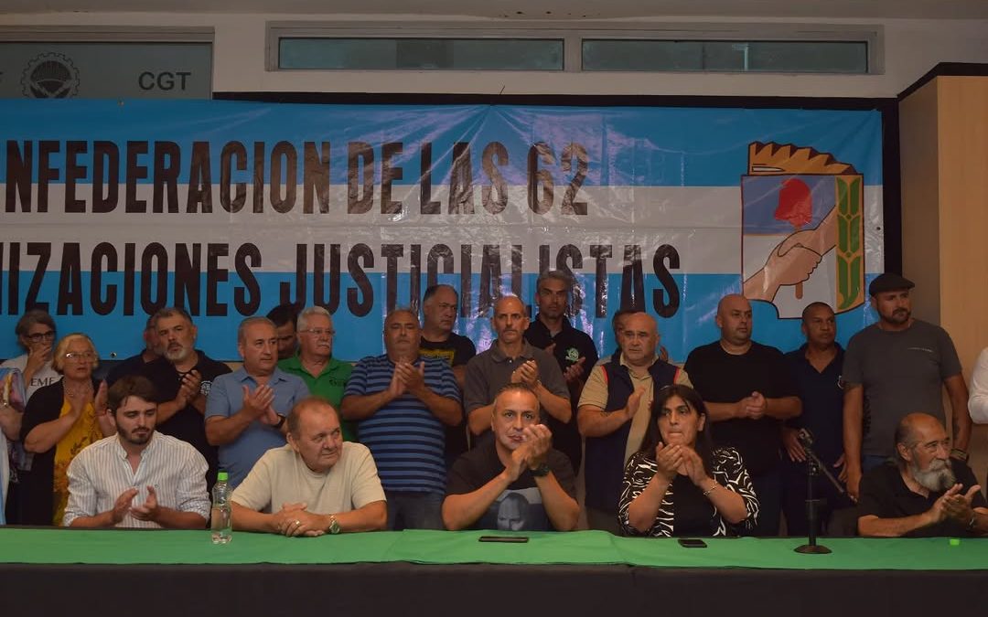 Con participación de más de 45 sindicatos, se designaron las autoridades de «las 62 Organizaciones Peronistas» en Mar del Plata