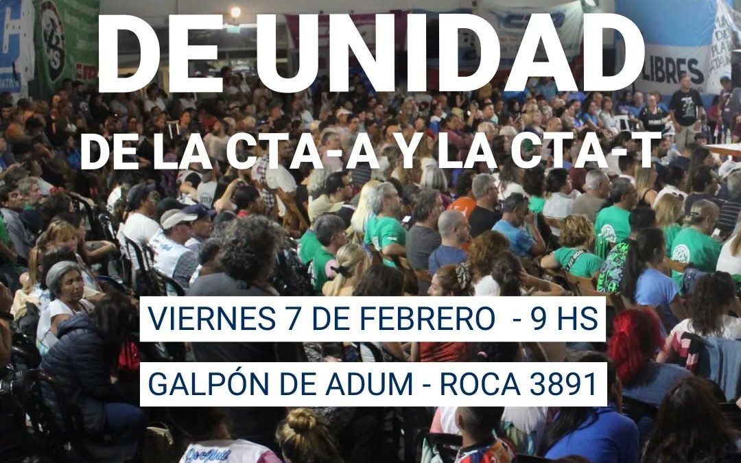 Mar del Plata realizará un Plenario de Unidad de las dos CTA: «surge del trabajo que se hace a nivel nacional y provincial»