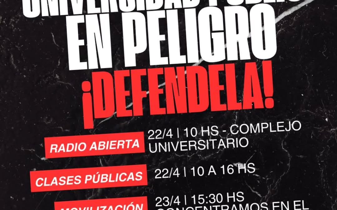 Comenzó la doble jornada de lucha y visibilización organizada por gremios universitarios y organizaciones estudiantiles de la UNMdP