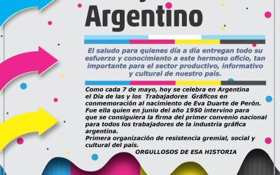 7 de Mayo – Día del Trabajador Gráfico: «La primera organización de resistencia gremial, social y cultural del país»