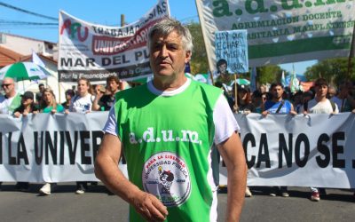 Pedro Sanllorenti calificó el Paro Universitario como «muy fuerte» y aseguró que «se hace inminente la necesidad de una Marcha Federal»