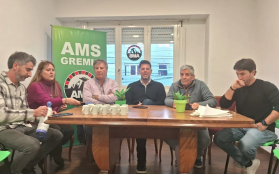 Dirigentes de AMS mantuvieron una importante reunión con Gonzalo Atanasof, Presidente del Instituto Provincial de Lotería y Casinos.