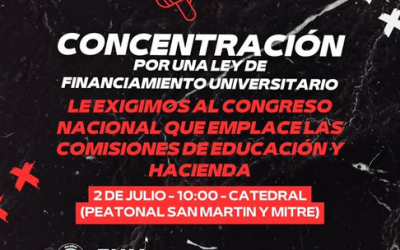 ADUM, APU y ATE junto a la FUM realizarán una Concentración en la Catedral: «Necesitamos una Ley de Financiamiento Universitario»