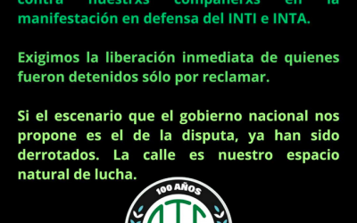 «Si el gobierno propone un escenario de disputa, ya han sido derrotados»: ATE Mar del Plata repudió la represión en el INTA