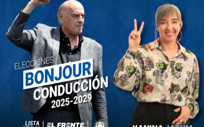 La Lista Azul y Blanca de UTEDyC Mar del Plata anunció la candidatura de Yanina Jatum y el apoyo a Carlos Bonjour para el periodo 2025-2029