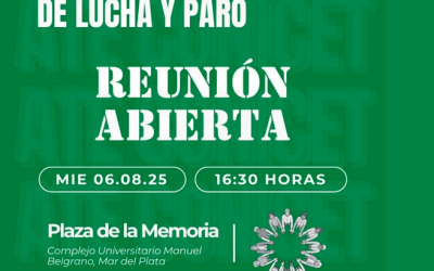 ATE Conicet en Mar del Plata se suma al Paro Nacional «contra el ataque del gobierno hacia la ciencia y sus trabajadores»