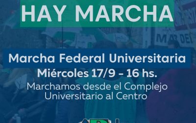 APU inició un Paro de 48hs antes de la Marcha Federal: «Volveremos a ser miles en las calles de Mar del Plata y millones en todo el país»