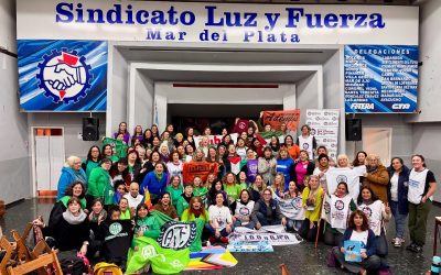 Mar del Plata fue sede del IVº Encuentro de Feminismo Sindical desarrollado por la Fundación Rosa Luxemburgo y organizaciones gremiales