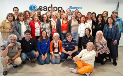 El Consejo Directivo de SADOP Provincia de Buenos Aires mantuvo una reunión con la Secretaria General nacional, Marina Jaureguiberry