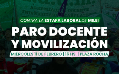 ADUM inició un Paro Docente y Movilización: «Exigimos al Gobierno Nacional el cumplimiento de la Ley de Financiamiento Universitario»