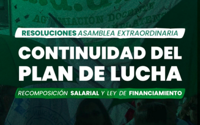 ADUM elevará a CONADU su Plan de Lucha 2026 que incluye medidas de fuerza, movilización y acción conjunta con otros gremios