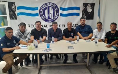 La CGT Regional Mar del Plata realizó una conferencia junto a la Federación Marítima Portuaria y gremios del Puerto de nuestra ciudad