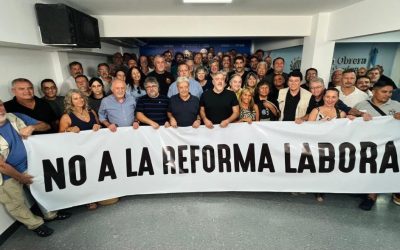 Fabián Polverini participó del Plenario Sindical a nivel nacional contra la Reforma Laboral que impulsa el gobierno