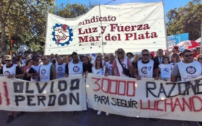 Luz y Fuerza Mar del Plata: «A 50 años del Golpe genocida, millones de argentinos y argentinas salimos a las calles»