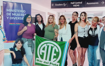 ATE Mar del Plata celebró la visita de la Provincia a trabajadoras que ingresaron al Materno Infantil por el cupo travesti trans