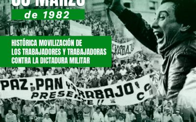 A 44 años de la histórica movilización del 30 de Marzo de 1982, STARPyH homenajeó «la gesta obrera contra la dictadura»