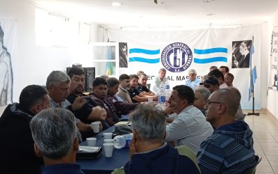 Gremios del Puerto se reunieron con el Ministro Walter Correa en la sede de la CGT Mar del Plata – Batán