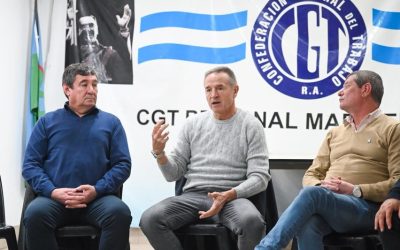Jorge Sola participó de un Plenario en la CGT Mar del Plata-Batán: «Conocemos de cerca las problemáticas de los trabajadores en cada territorio»