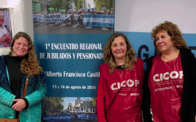 CICOP participó del 1º Encuentro Regional de Jubilados y Pensionados realizado en la Facultad de Arquitectura de la UNMdP.