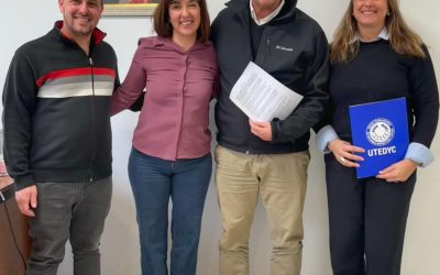 UTEDyC celebró un convenio con el Club Once Unidos «para ampliar derechos y mejorar las condiciones de las y los trabajadores»