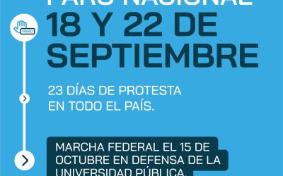 Paro Nacional Universitario: «Desde APU seguimos reclamando salarios dignos y el cumplimiento de la Ley de Financiamiento Universitario»